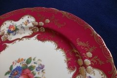 AYNSLEY PARAMOUNT MARONE  #7700-  DINNER PLATE   .....   http://jaapiesfinechinastore.com