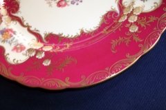 AYNSLEY PARAMOUNT MARONE  #7700-  DINNER PLATE   .....   http://jaapiesfinechinastore.com
