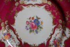 AYNSLEY PARAMOUNT MARONE  #7700-  SALAD PLATE   .....   http://jaapiesfinechinastore.com