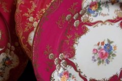 AYNSLEY PARAMOUNT MARONE  #7700-  SALAD PLATE   .....   http://jaapiesfinechinastore.com