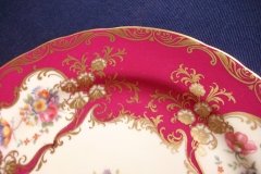 AYNSLEY PARAMOUNT MARONE  #7700-  SALAD PLATE   .....   http://jaapiesfinechinastore.com