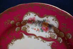 AYNSLEY PARAMOUNT MARONE  #7700-  SALAD PLATE   .....   http://jaapiesfinechinastore.com