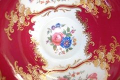 AYNSLEY PARAMOUNT MARONE  #7700- SOUP BOWL & SAUCER   .....   http://jaapiesfinechinastore.com