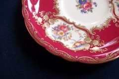 AYNSLEY PARAMOUNT MARONE  #7700- SOUP BOWL & SAUCER   .....   http://jaapiesfinechinastore.com