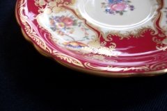 AYNSLEY PARAMOUNT MARONE  #7700- SOUP BOWL & SAUCER   .....   http://jaapiesfinechinastore.com