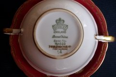 AYNSLEY PARAMOUNT MARONE  #7700- SOUP BOWL & SAUCER   .....   http://jaapiesfinechinastore.com