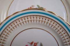 AYNSLEY PORTRUSH TEAL BLUE #7429- BREAD & BUTTER PLATES  .....   http://jaapiesfinechinastore.com