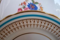AYNSLEY PORTRUSH TEAL BLUE #7429- BREAD & BUTTER PLATES  .....   http://jaapiesfinechinastore.com