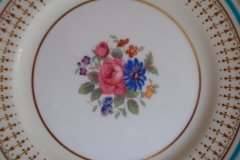 AYNSLEY PORTRUSH TEAL BLUE #7429- BREAD & BUTTER PLATES  .....   http://jaapiesfinechinastore.com