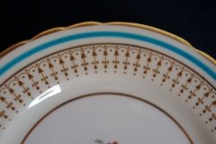 AYNSLEY PORTRUSH TEAL BLUE #7429- BREAD & BUTTER PLATES  .....   http://jaapiesfinechinastore.com