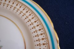 AYNSLEY PORTRUSH TEAL BLUE #7429- BREAD & BUTTER PLATES  .....   http://jaapiesfinechinastore.com