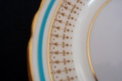 AYNSLEY PORTRUSH TEAL BLUE #7429- BREAD & BUTTER PLATES  .....   http://jaapiesfinechinastore.com