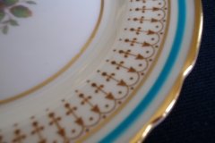 AYNSLEY PORTRUSH TEAL BLUE #7429- BREAD & BUTTER PLATES  .....   http://jaapiesfinechinastore.com