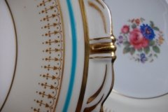 AYNSLEY PORTRUSH TEAL BLUE #7429- CAKE SERVING  PLATE  .....   http://jaapiesfinechinastore.com