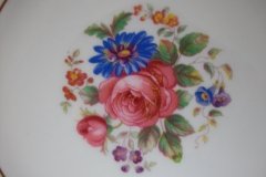 AYNSLEY PORTRUSH TEAL BLUE #7429- CAKE SERVING  PLATE  .....   http://jaapiesfinechinastore.com