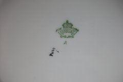 AYNSLEY PORTRUSH TEAL BLUE #7429- CAKE SERVING  PLATE  .....   http://jaapiesfinechinastore.com