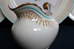 AYNSLEY PORTRUSH TEAL BLUE #7429- CREAMER   .....   http://jaapiesfinechinastore.com