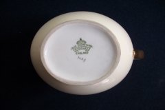 AYNSLEY PORTRUSH TEAL BLUE #7429- CREAMER   .....   http://jaapiesfinechinastore.com