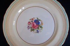 AYNSLEY PORTRUSH TEAL BLUE #7429- DINNER PLATES  .....   http://jaapiesfinechinastore.com