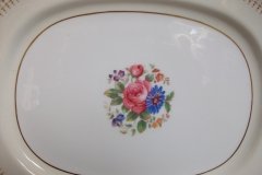 AYNSLEY PORTRUSH TEAL BLUE #7429- PLATTER 13 1/4"  .....   http://jaapiesfinechinastore.com
