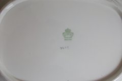 AYNSLEY PORTRUSH TEAL BLUE #7429- PLATTER 13 1/4"  .....   http://jaapiesfinechinastore.com