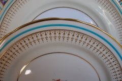 AYNSLEY PORTRUSH TEAL BLUE #7429- SALAD PLATES  .....   http://jaapiesfinechinastore.com
