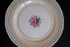 AYNSLEY PORTRUSH TEAL BLUE #7429- SALAD PLATES  .....   http://jaapiesfinechinastore.com
