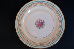 AYNSLEY PORTRUSH TEAL BLUE #7429- SALAD PLATES  .....   http://jaapiesfinechinastore.com