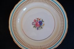 AYNSLEY PORTRUSH TEAL BLUE #7429- SALAD PLATES  .....   http://jaapiesfinechinastore.com
