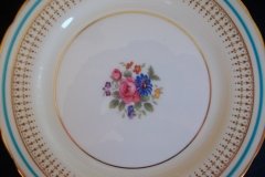 AYNSLEY PORTRUSH TEAL BLUE #7429- SALAD PLATES  .....   http://jaapiesfinechinastore.com