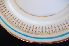 AYNSLEY PORTRUSH TEAL BLUE #7429- SALAD PLATES  .....   http://jaapiesfinechinastore.com