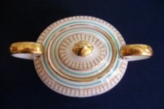 AYNSLEY PORTRUSH TEAL BLUE #7429- SUGAR BOWL  .....   http://jaapiesfinechinastore.com
