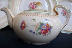 AYNSLEY PORTRUSH TEAL BLUE #7429- TEAPOT  .....   http://jaapiesfinechinastore.com