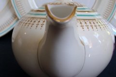 AYNSLEY PORTRUSH TEAL BLUE #7429- TEAPOT  .....   http://jaapiesfinechinastore.com