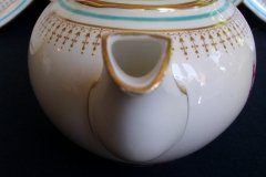 AYNSLEY PORTRUSH TEAL BLUE #7429- TEAPOT  .....   http://jaapiesfinechinastore.com