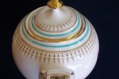 AYNSLEY PORTRUSH TEAL BLUE #7429- TEAPOT  .....   http://jaapiesfinechinastore.com