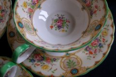 AYNSLEY REGINA- SOUP BOWL & SAUCER  ..... http://jaapiesfinechinastore.com