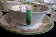 AYNSLEY REGINA- SOUP BOWL & SAUCER  ..... http://jaapiesfinechinastore.com