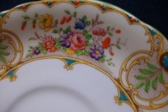 AYNSLEY REGINA- SOUP BOWL & SAUCER  ..... http://jaapiesfinechinastore.com