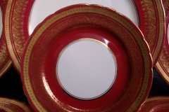 AYNSLEY ROMNEY RED  #7410-   BREAD & BUTTER PLATE  ..... http://jaapiesfinechinastore.com