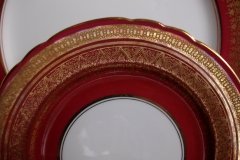AYNSLEY ROMNEY RED  #7410-   BREAD & BUTTER PLATE  ..... http://jaapiesfinechinastore.com