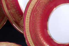 AYNSLEY ROMNEY RED  #7410-   BREAD & BUTTER PLATE  ..... http://jaapiesfinechinastore.com