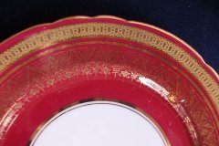 AYNSLEY ROMNEY RED  #7410-   BREAD & BUTTER PLATE  ..... http://jaapiesfinechinastore.com