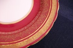 AYNSLEY ROMNEY RED  #7410-   BREAD & BUTTER PLATE  ..... http://jaapiesfinechinastore.com