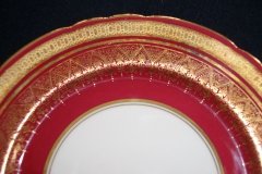 AYNSLEY ROMNEY RED  #7410-   BREAD & BUTTER PLATE  ..... http://jaapiesfinechinastore.com