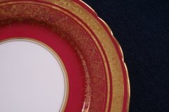 AYNSLEY ROMNEY RED  #7410-   BREAD & BUTTER PLATE  ..... http://jaapiesfinechinastore.com