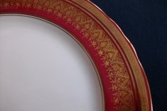 AYNSLEY ROMNEY RED  #7410-   DINNER  PLATE  ..... http://jaapiesfinechinastore.com