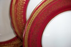AYNSLEY ROMNEY RED  #7410-   SALAD  PLATE  ..... http://jaapiesfinechinastore.com