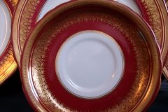 AYNSLEY ROMNEY RED  #7410-   SAUCER for SOUP BOWL ..... http://jaapiesfinechinastore.com