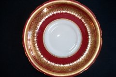 AYNSLEY ROMNEY RED  #7410-   SAUCER for SOUP BOWL ..... http://jaapiesfinechinastore.com